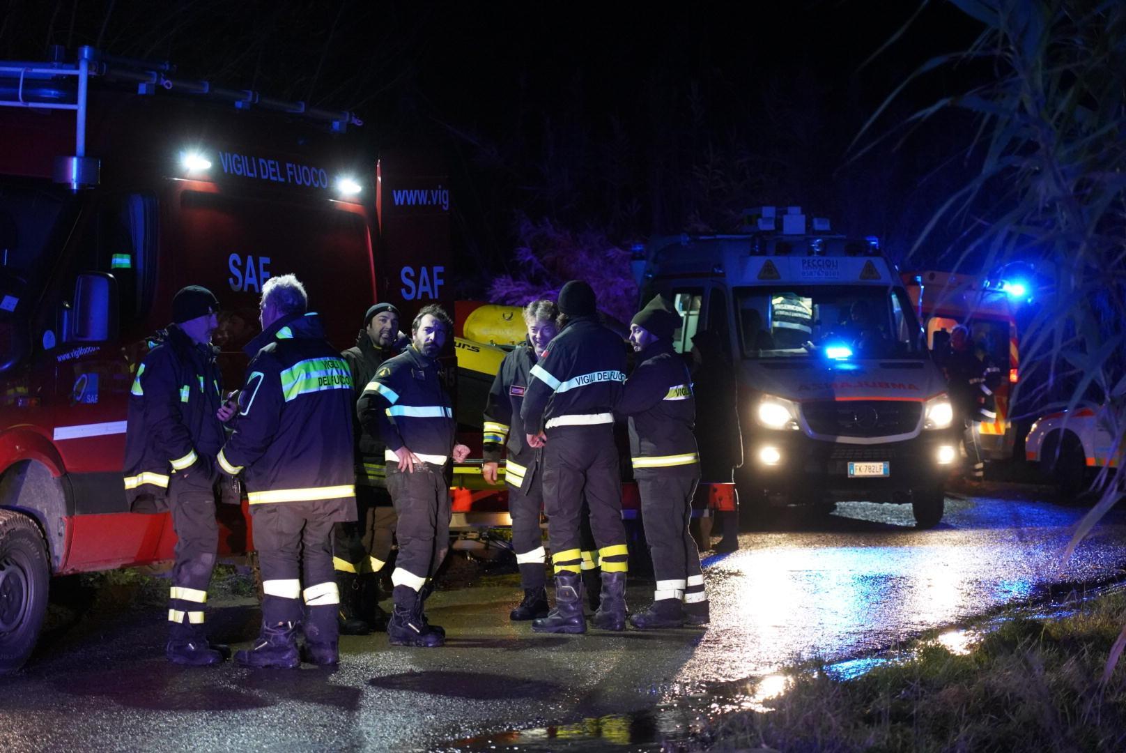 Intervento dei vigili del fuoco