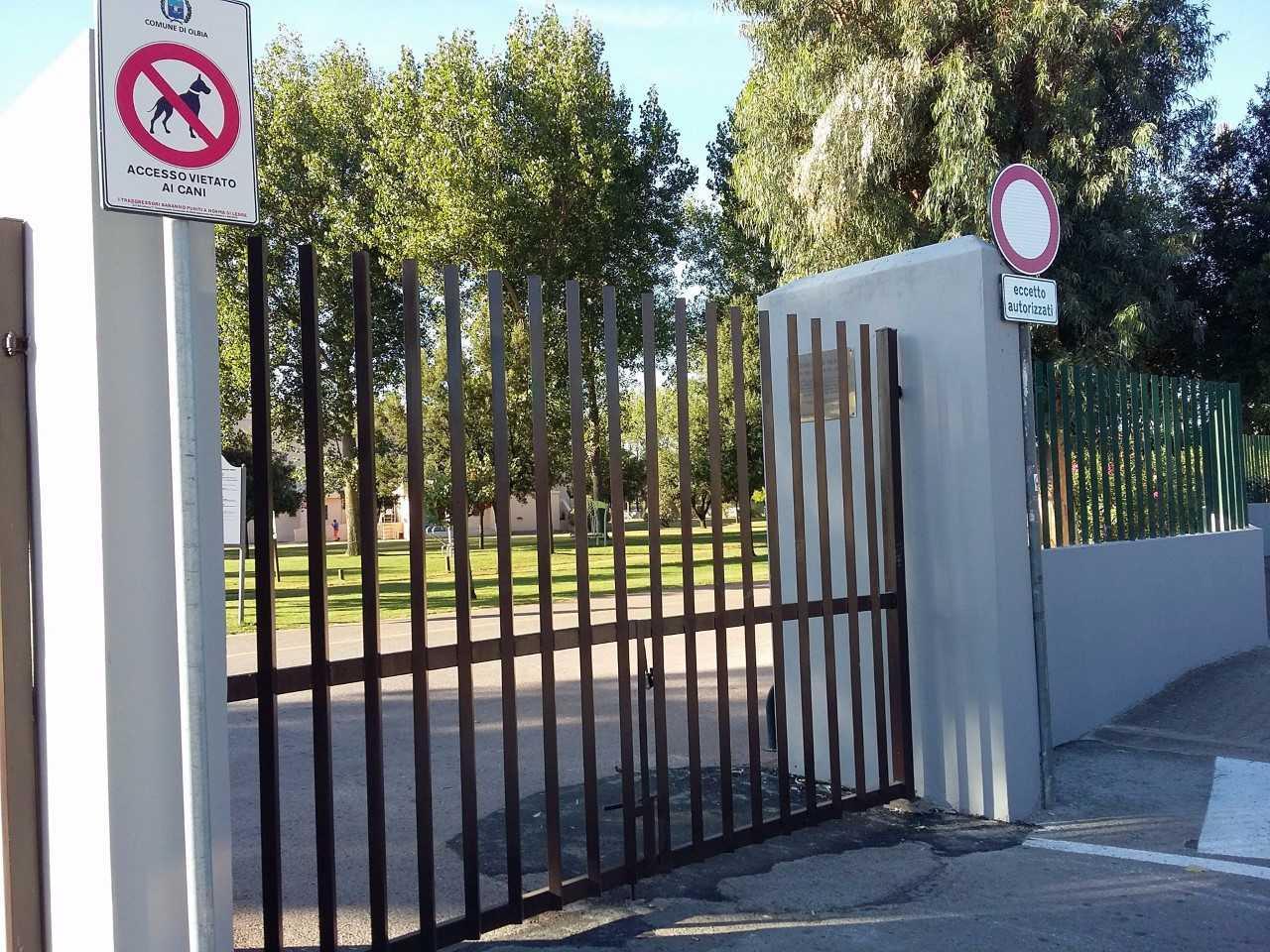 Olbia, vento fortissimo: chiuso il parco Fausto Noce
