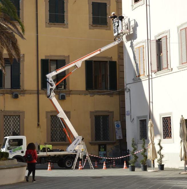 In funzione entro Natale le nuove luci di piazza Spirito Santo 