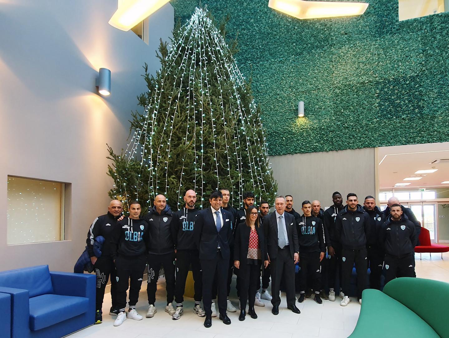 I calciatori al Mater cura ricostituente nell’ospedale gioiello 