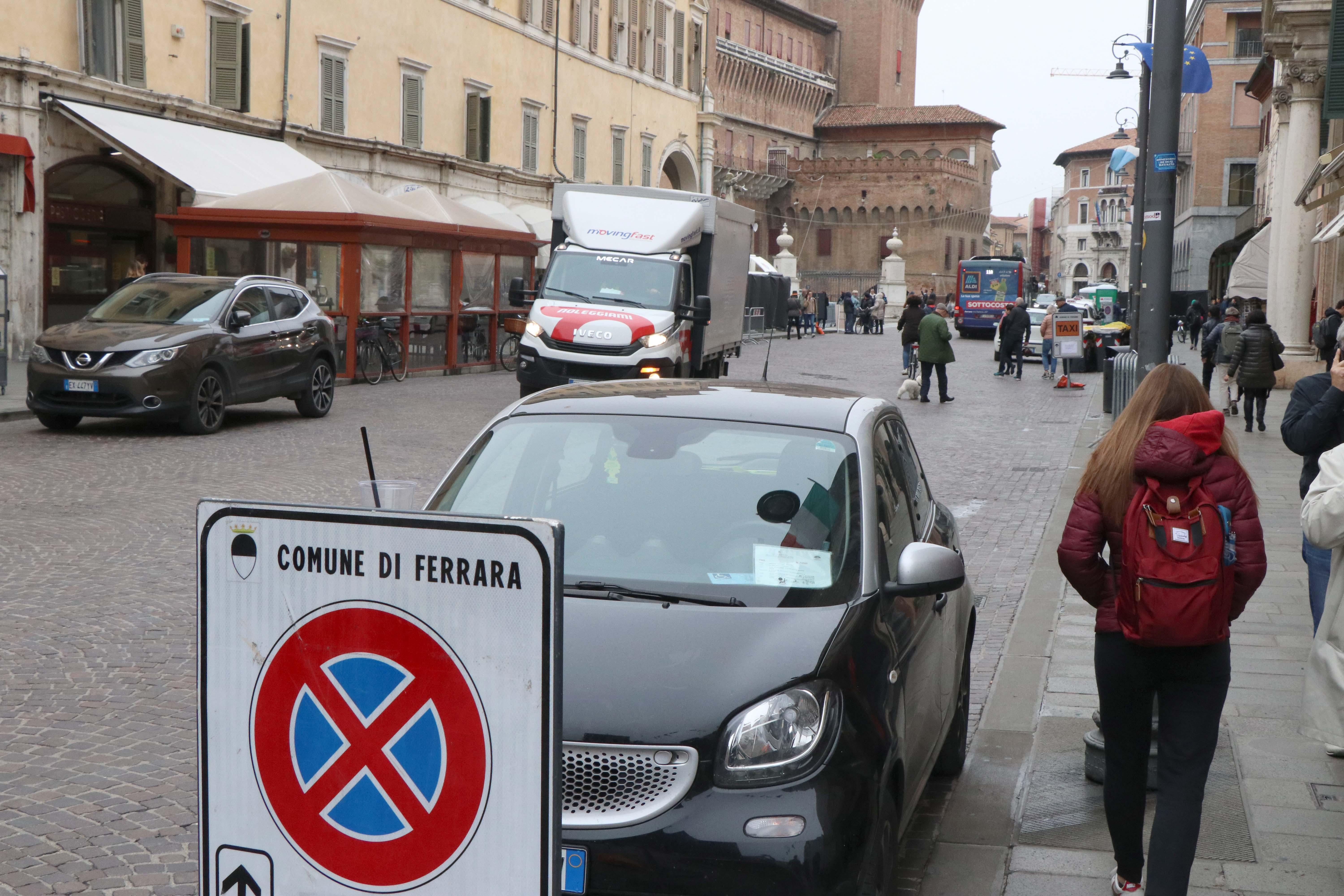 Il traffico nell'asse di corso Martiri