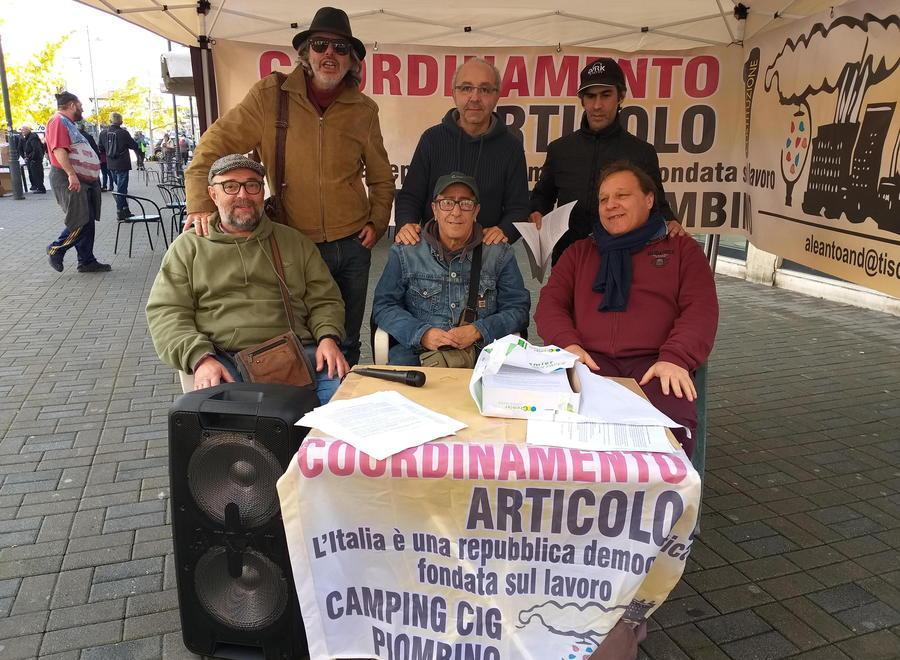 Cena con Camping cig e dibattito su siderurgia e sviluppo economico