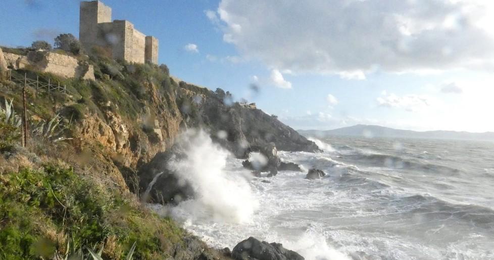 Forti raffiche e mareggiate