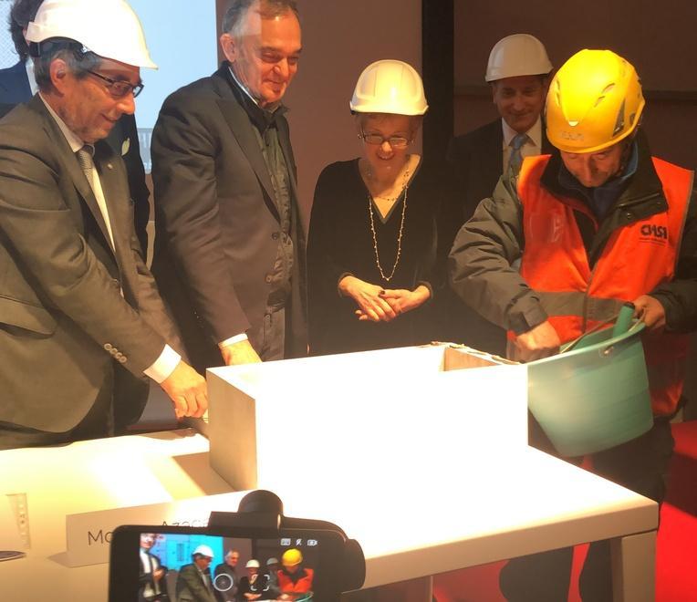 Prima pietra del nuovo Santa Chiara «Stiamo facendo la storia di Pisa» 