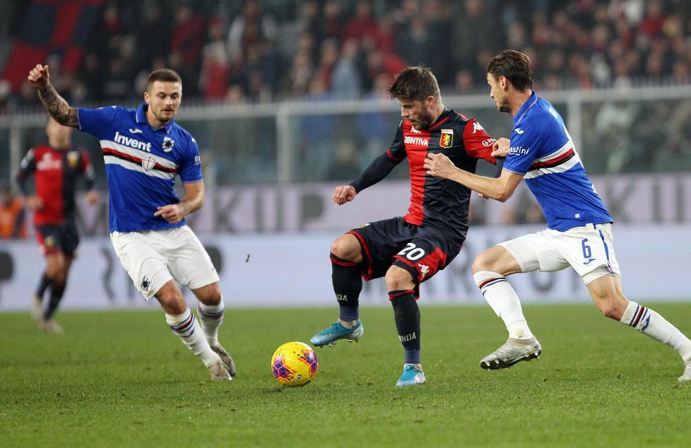 Ranieri e la Sampdoria, mai dire mai Gabbiadini colpisce al cuore il Genoa Un brutto derby deciso soltanto nel finale