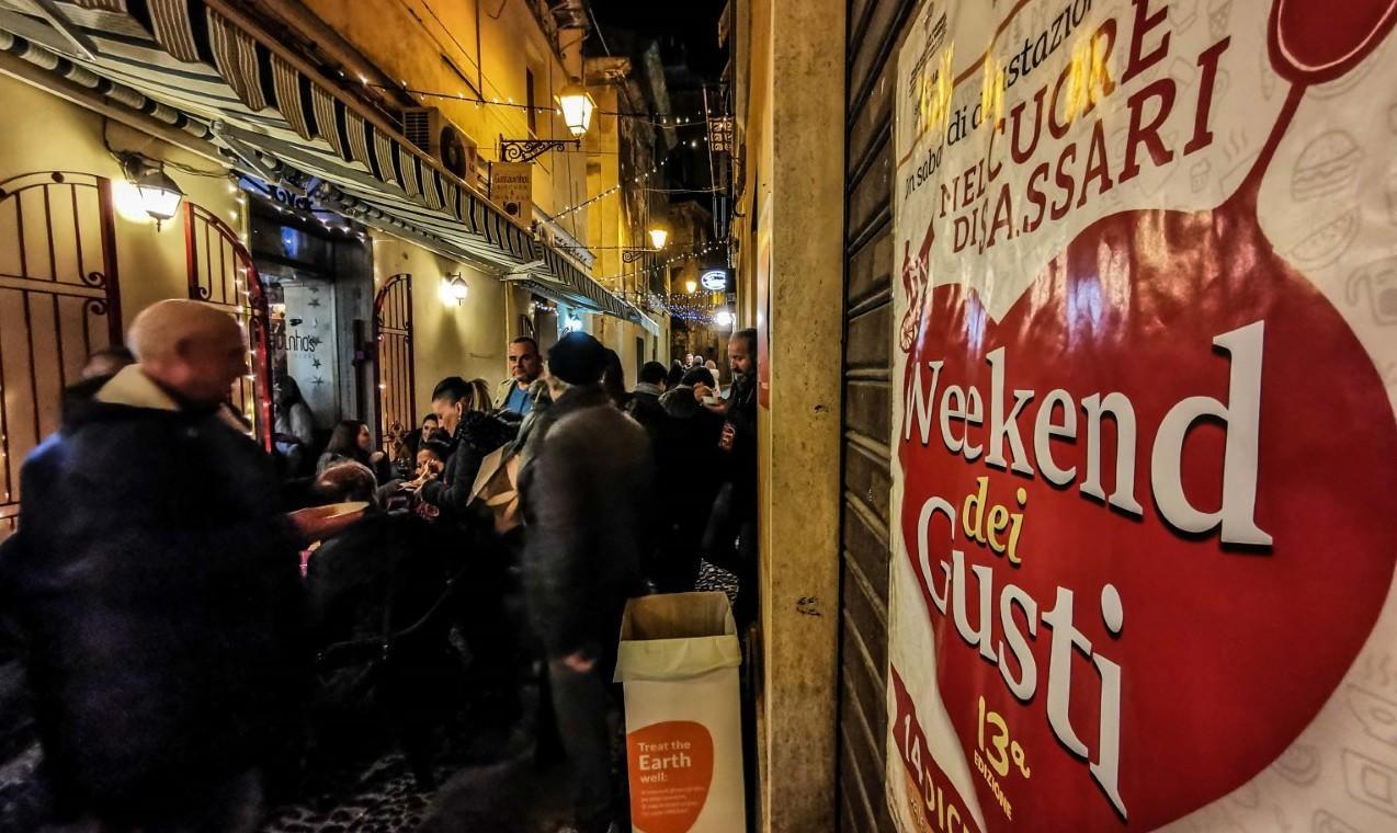 Centro preso d’assalto per il Weekend dei Gusti 