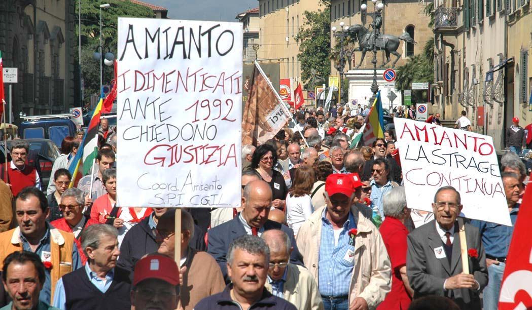 Sbarca a Roma la nuova vertenza amianto