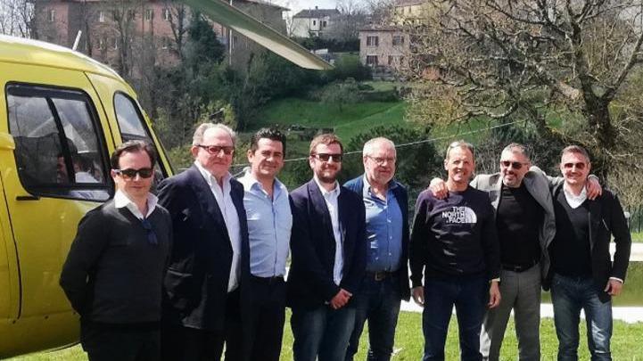 Massimo Berta (Italbem), Angelo Chiesa (Italveco), Andrea Montomoli ( Panificio Montomoli), il sindaco di Montieri Nicola Verruzzi, l’alpinista Simone Moro, Simone Cornali della Cornali Group e l’esperto di marketing Antonio Martini