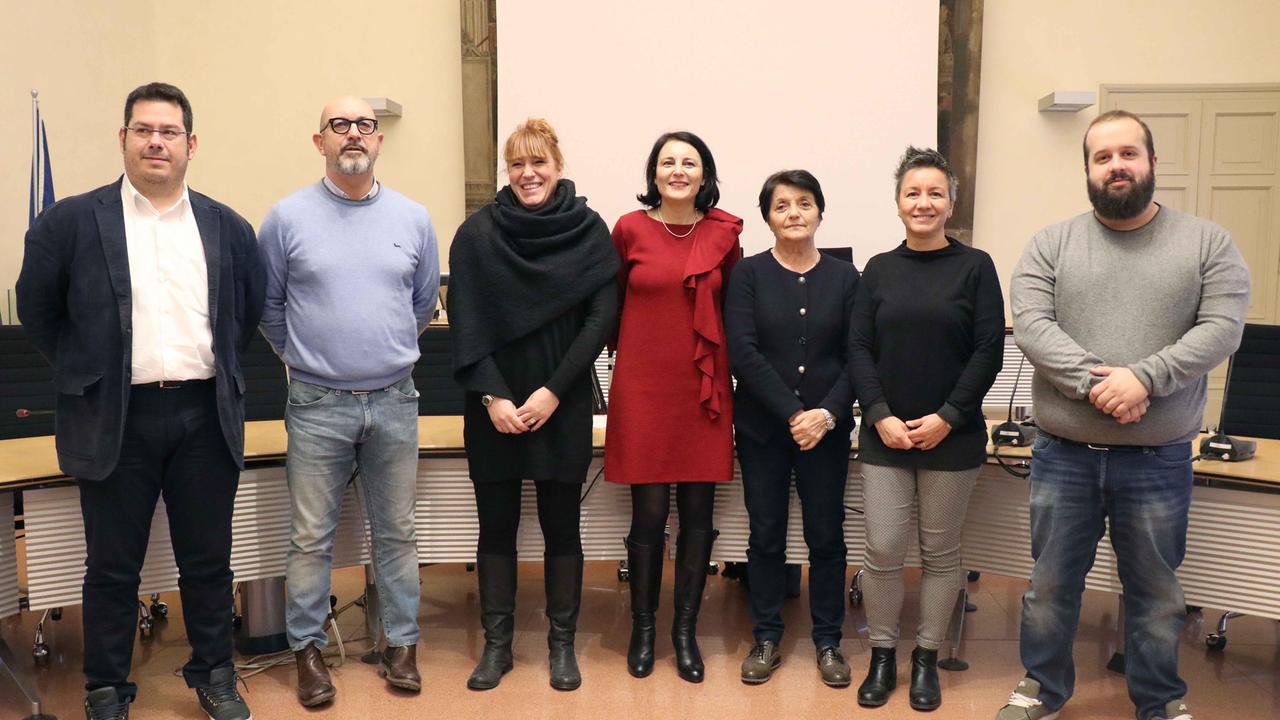 Barbara Paron (Provincia) e i consiglieri delegati