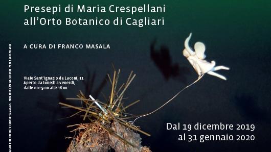 Cagliari, fra le rarità dell'Orto botanico i presepi dell'artista Maria Crespellani