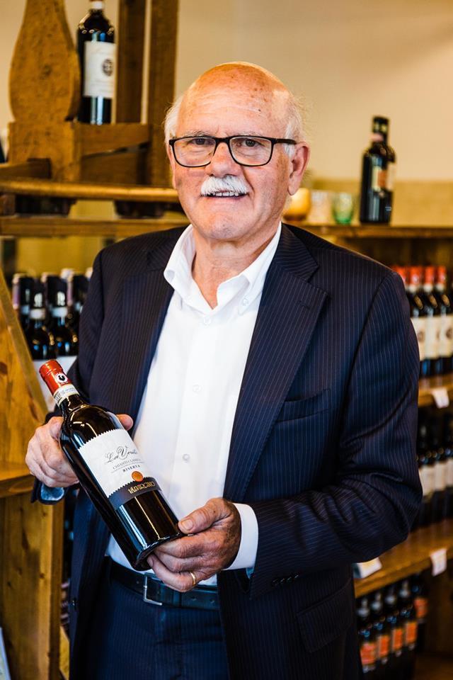 il presidente della Valvirginio Cantine Sociali Colli Fiorentini  Ritano Baragli
