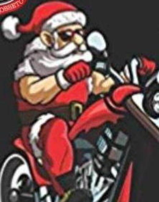 Babbo Natale in motocicletta in Pediatria