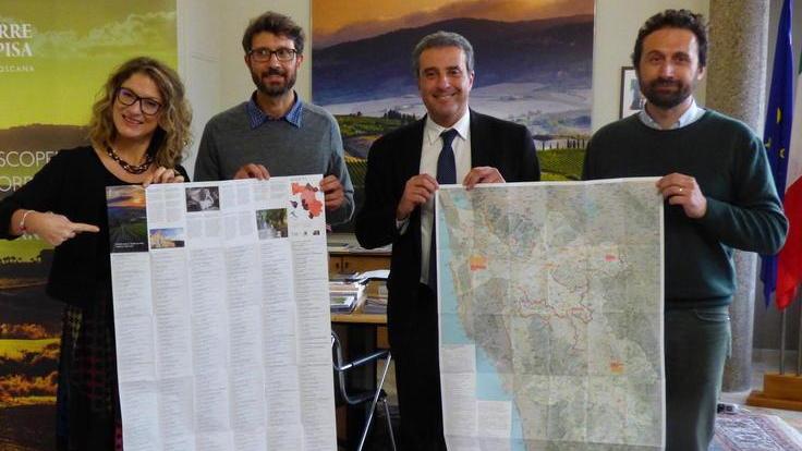 Presentata la mappa “Terre di Pisa” la carta delle eccellenze territoriali