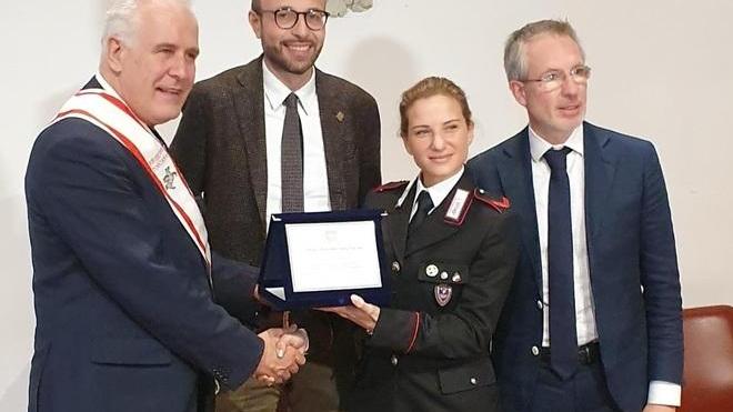 Bongiorni premiata in Regione con una targa