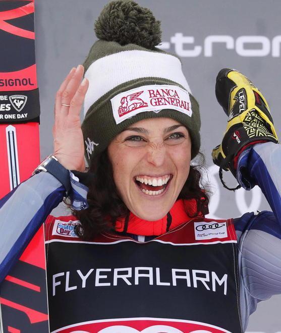 È proprio una valanga rosa Terza vittoria per Brignone