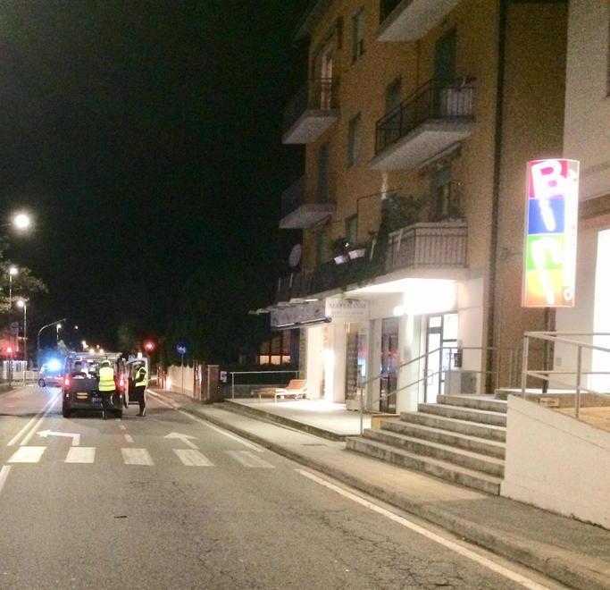 La polizia municipale al lavoro