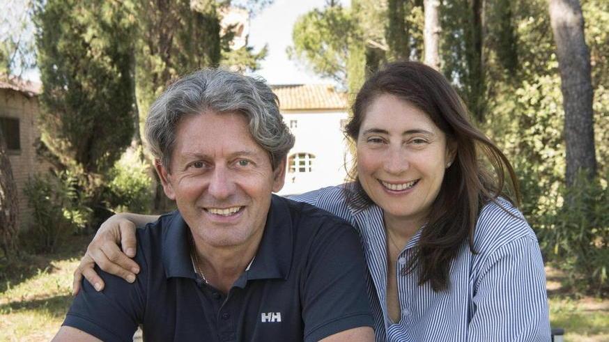 Carlo Boni Brivio e la moglie Paola