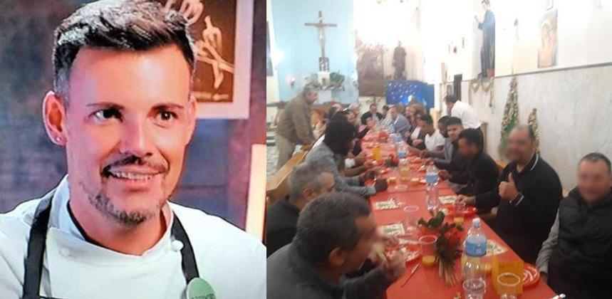 Pranzo in carcere a Massa con lo chef: «Crediamo in voi» 