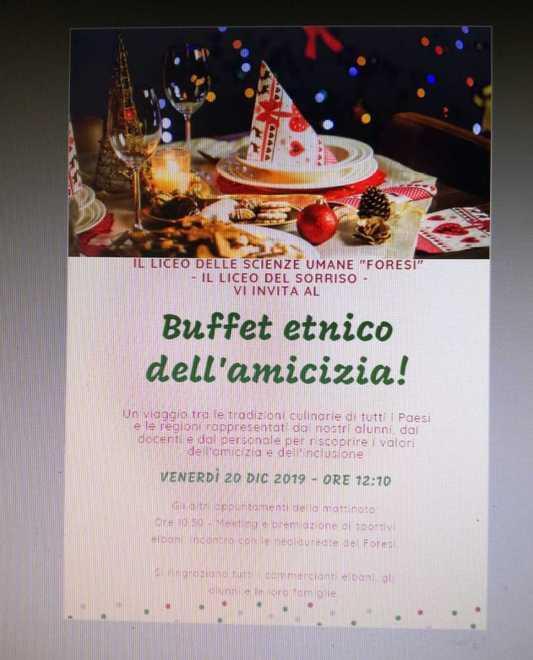 Buffet etnico al Foresi Iniziativa degli studenti