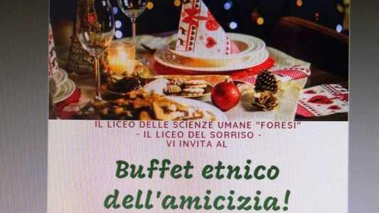 Buffet etnico al Foresi Iniziativa degli studenti