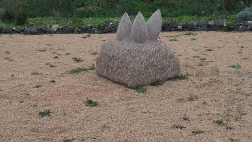 Piazzole di sosta sulla ciclopedonale Sculture installate