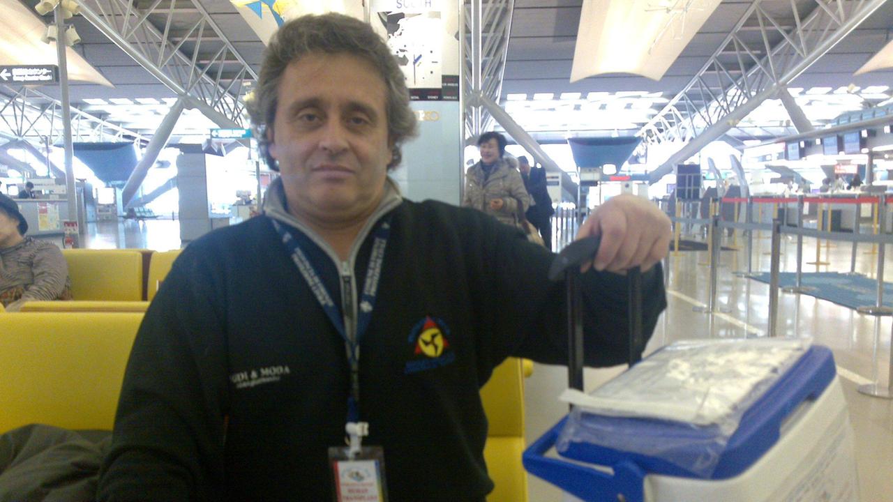 Massimo Pieraccini, responsabile logistica dei trapianti del Nucleo operativo dei protezione civile