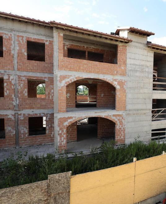Il cantiere dell’area dell’ex Vetreria Lux