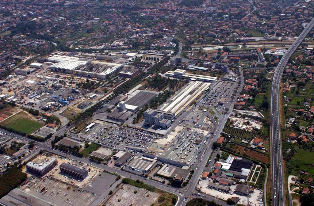Una veduta della zona industriale
