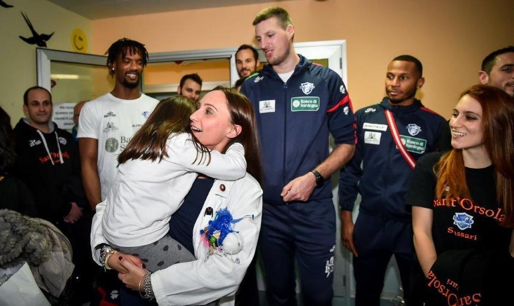 Dinamo e Sant’Orsola dai piccoli pazienti