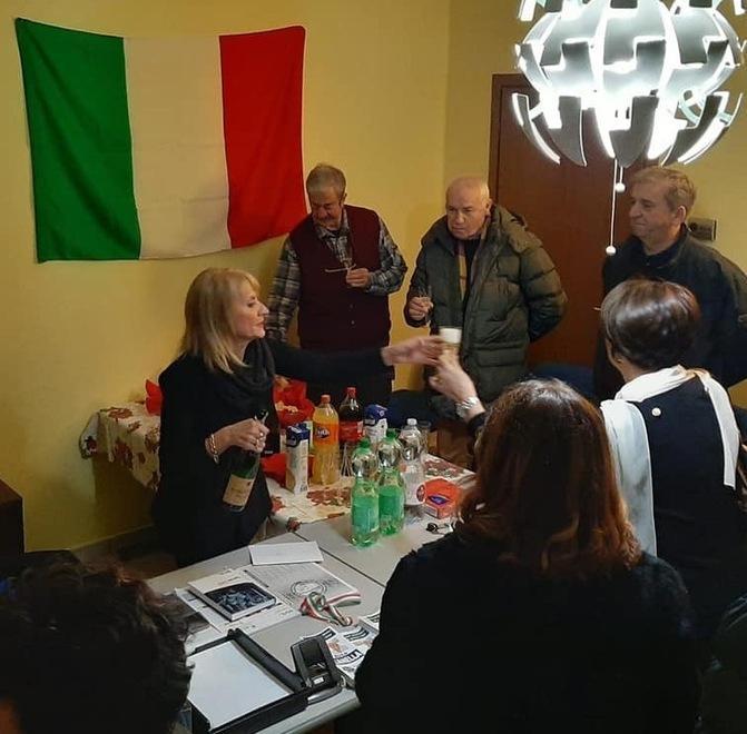 La candidata Canella inaugura la sede di FdI