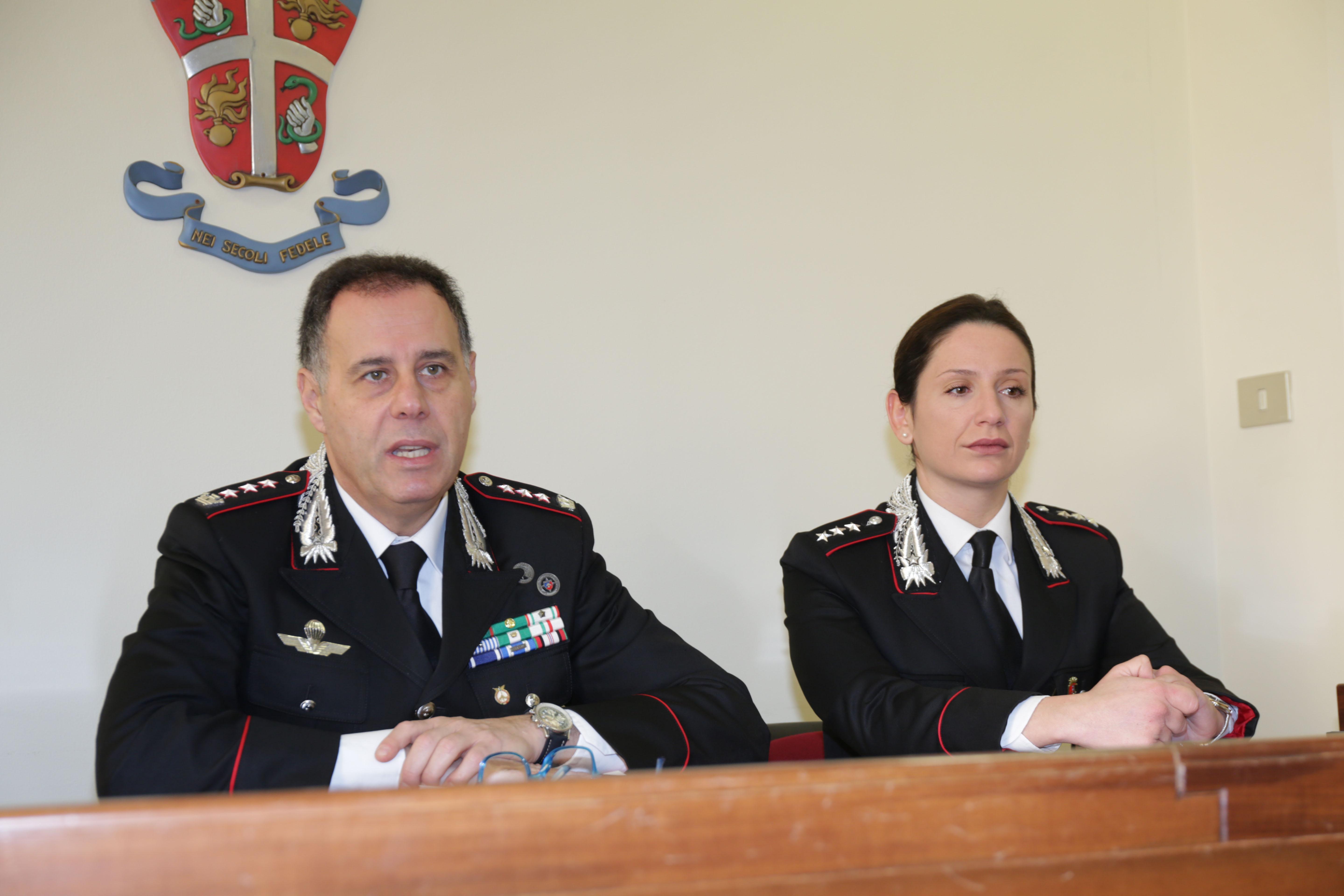 Reggio Emilia, il 2019 dell'Arma: reati in calo ma aumentano truffe e violenze domestiche