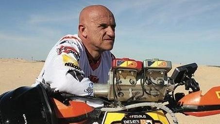 La sfida di Fabio, a 58 anni torna in moto per fare la Parigi-Dakar