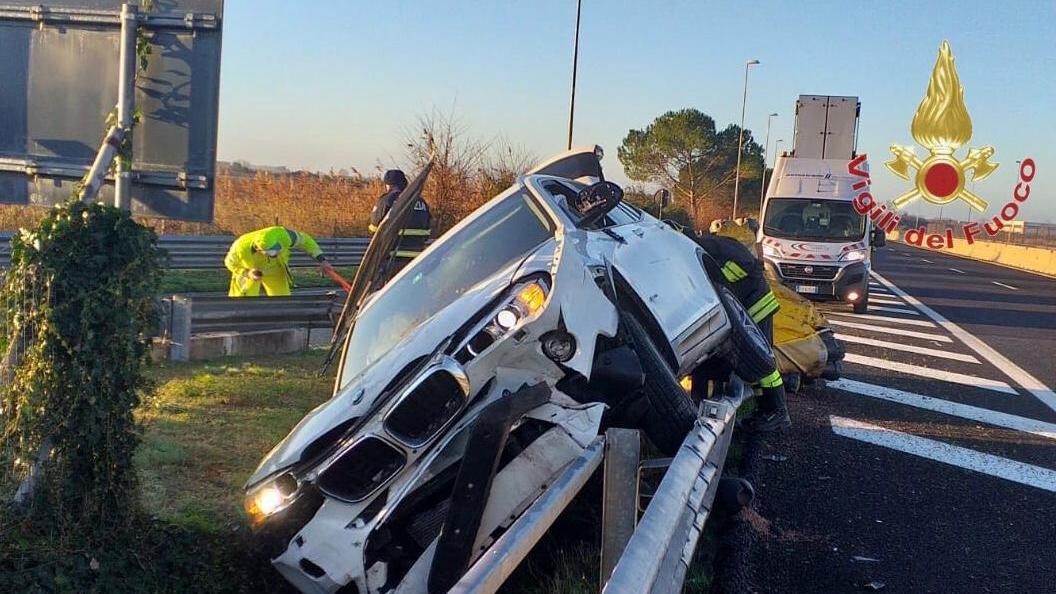 L'incidente stradale sull'A11 a Migliarino