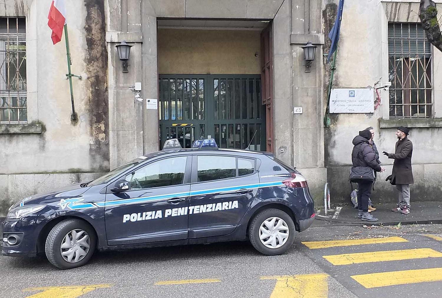 L'ingresso del carcere Don Bosco di Pisa