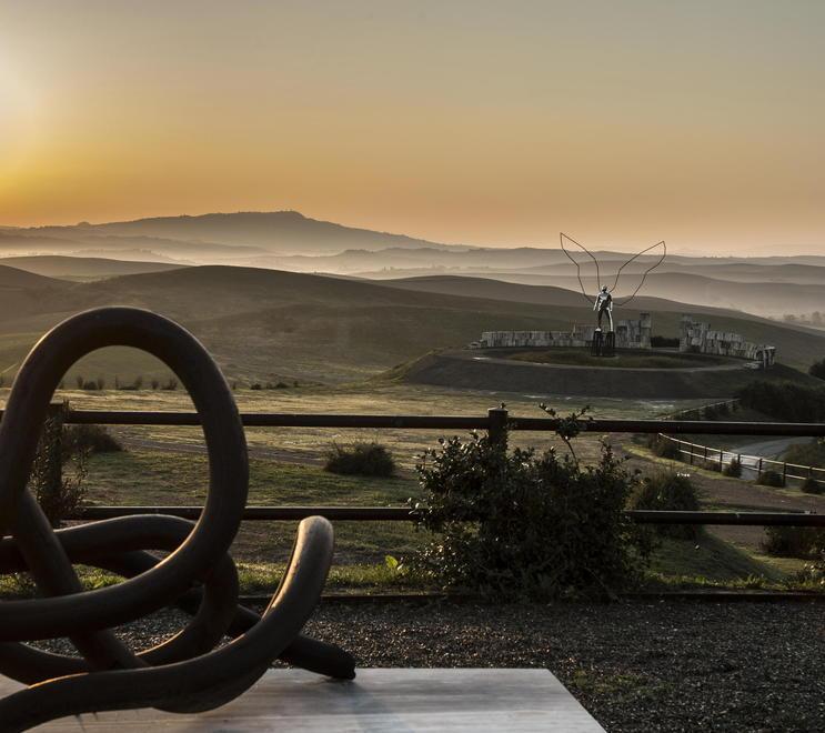 Una splendida immagine del Teatro del Silenzio