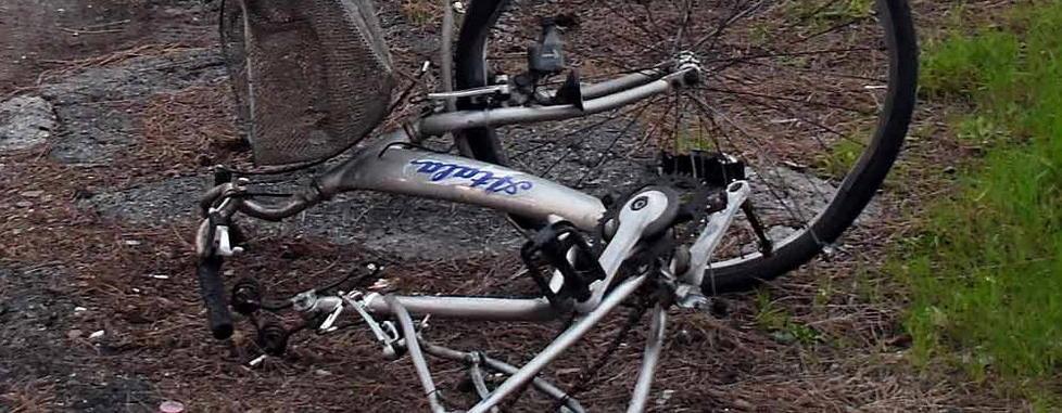 Quella bici da passeggio distrutta 