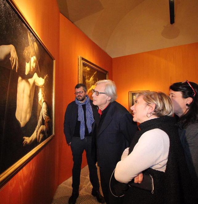 Sgarbi visita la mostra sul Seicento napoletano