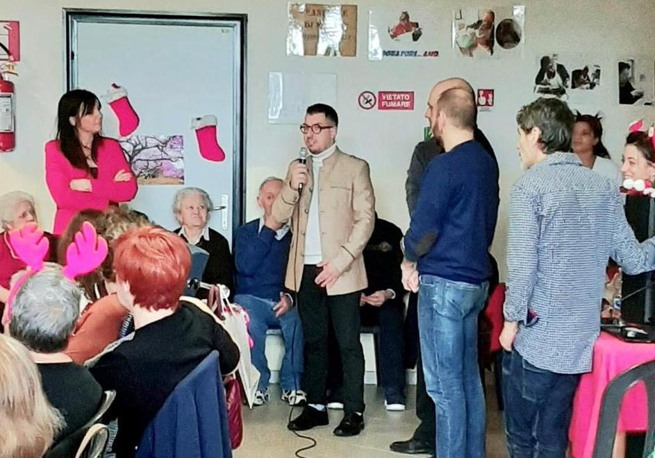 La giunta alla casa protetta