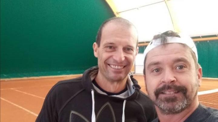 Si può essere Allegri anche con la racchetta: «Un match a tennis con il mio amico Max»