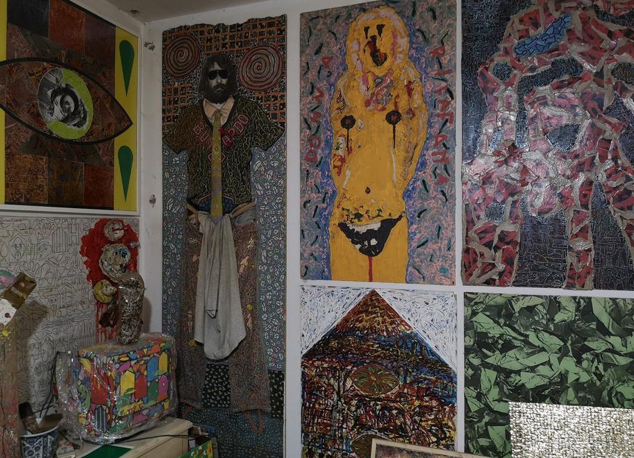 L’arte di Lanciotto trasforma la casa popolare in atelier - Foto