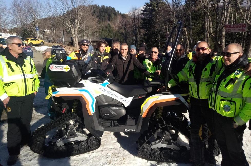 Sulle piste i soccorsi arrivano col Quad 