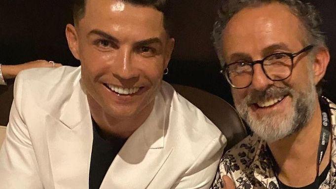 Super chef Bottura con CR7