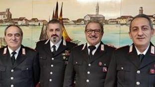 Carabinieri in pensione Il saluto del comandante