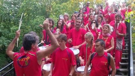 I toscani della Bandão alla gran parata di Londra
