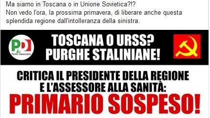 Anche Salvini sta con il primario sospeso L’Asl: «Il post di Trivella era offensivo»