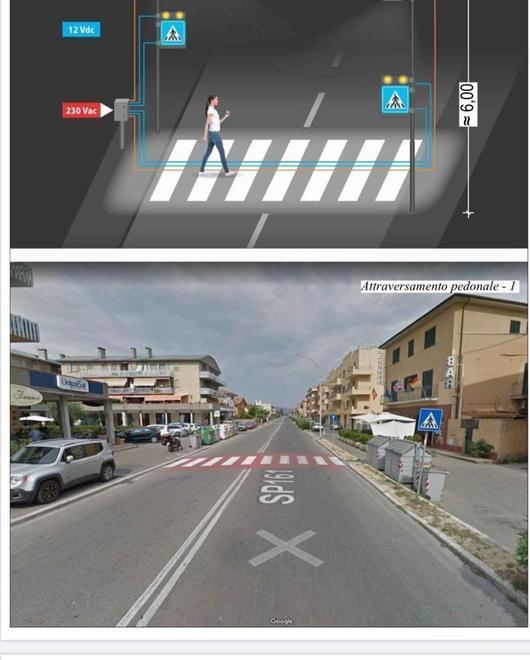 Via Donatori, sos pedoni Arriva la luce su 9 “strisce” 