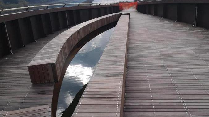 Ultimato il ponte ciclabile che collega Emilia e Romagna