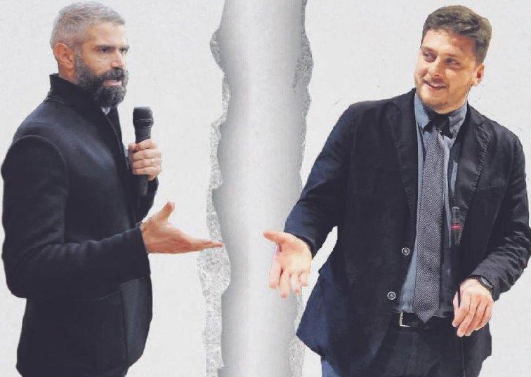 Francesco Ferrari, sindaco di Piombino, e Giacomo Termine, sindaco di Monterotondo Marittimo
