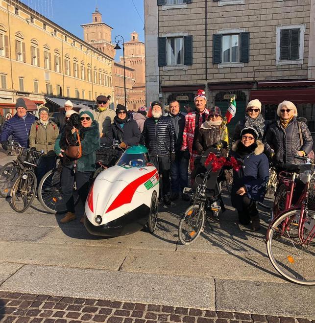 La pedalata augurale Fiab con il brindisi per il 2020 