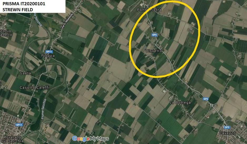 Cavezzo. "Una meteorite è caduta a Disvetro"